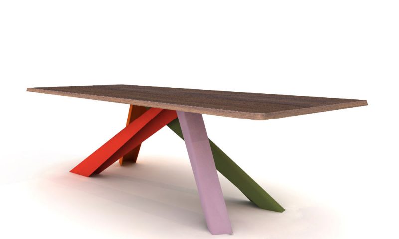 Table "Big Foot" par Alain Gilles