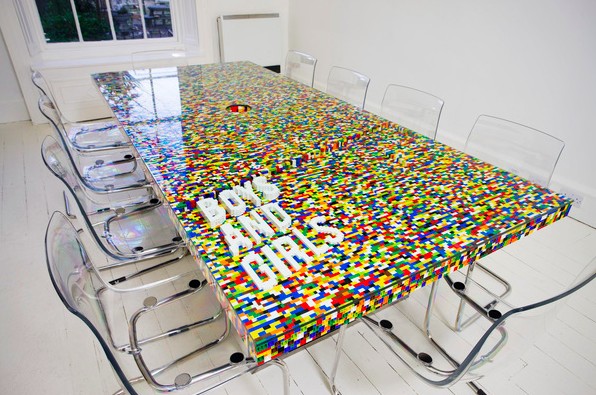 Table Lego par abgc - Blog Déco Design